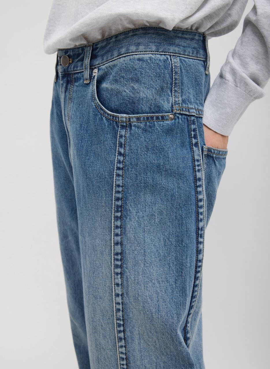 TB Spring Denim Tuck Jeans