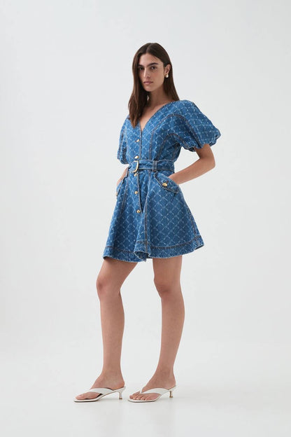 AJ Harper Denim Mini Dress