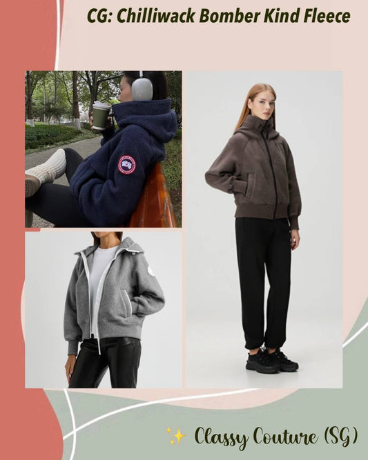 CG Chilliwack Kind Fleece Bomber Hoodie Jacket