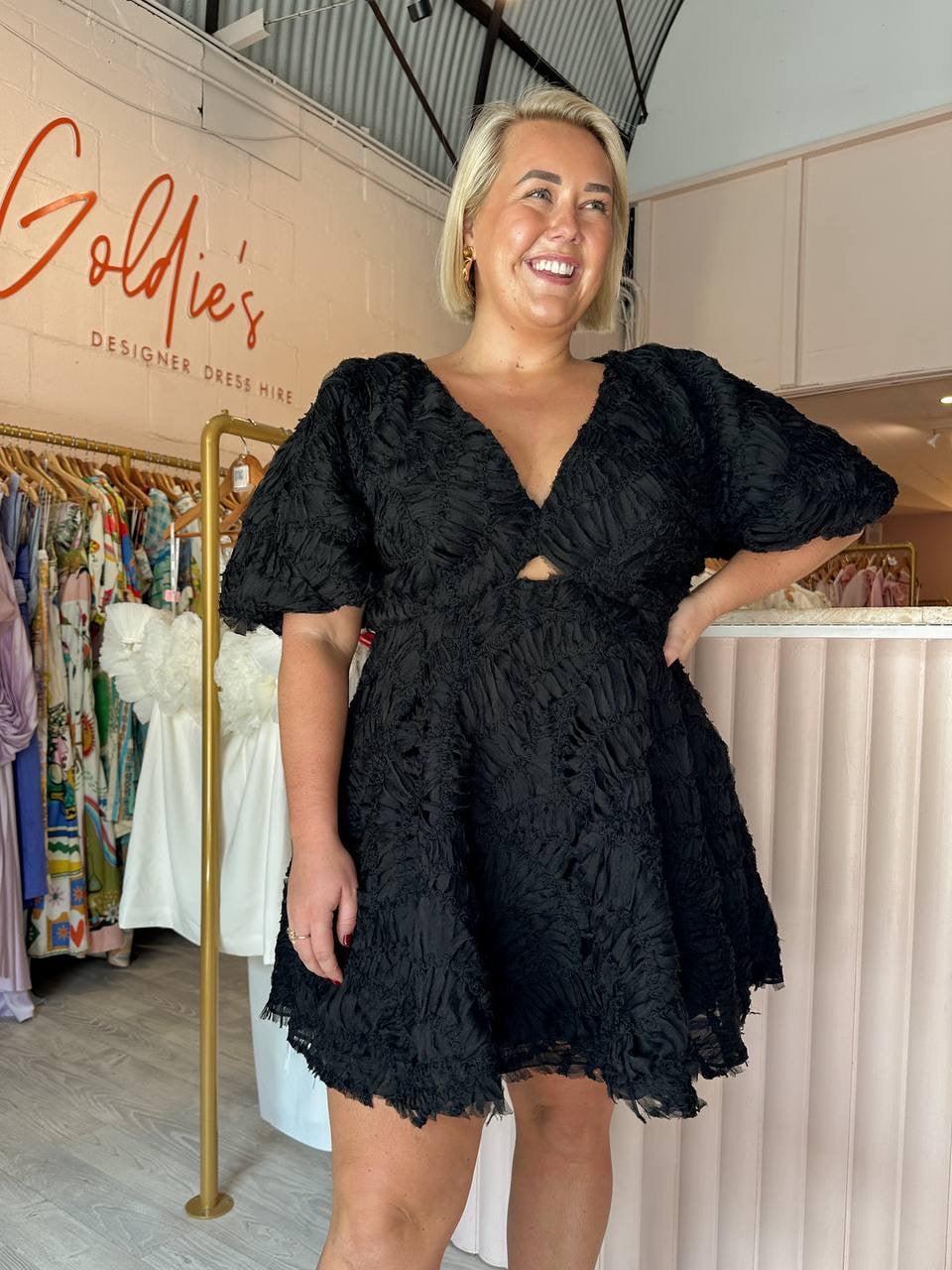 AJ Florential Swing Mini Dress