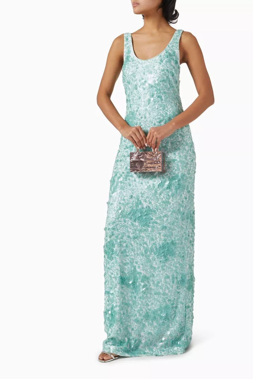 SK Bex Embellished Viscose Maxi Dress