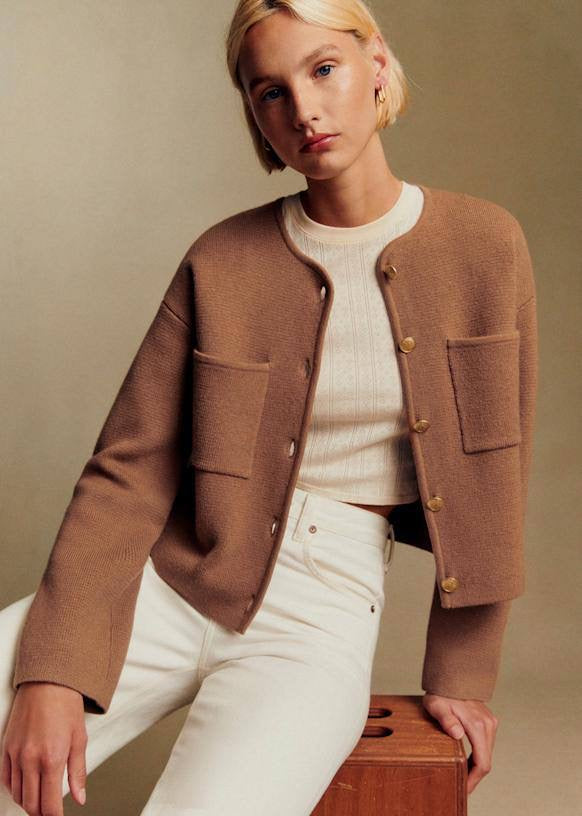 SZ Jules Wool-Cotton Cardigan