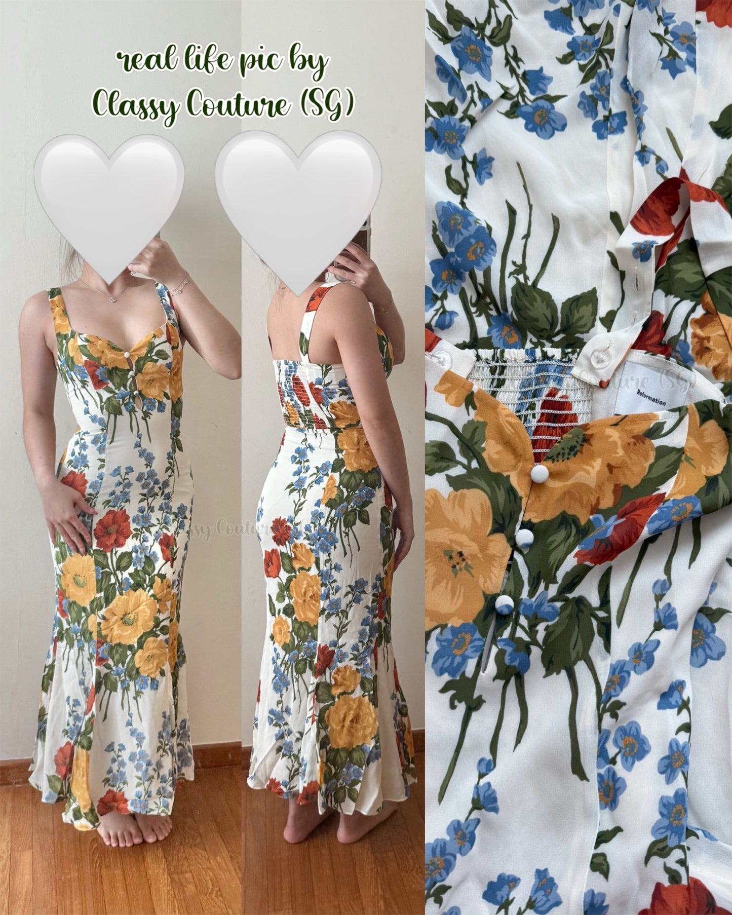 2 Prints! Ref Laine Viscose Midi Dress