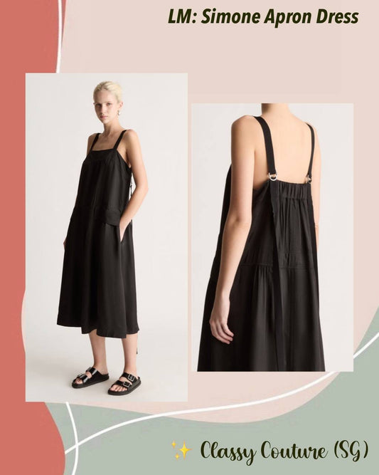 LM Simone Apron Viscose Midi Dress