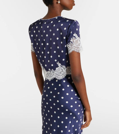 SP Polka Dot Cropped Top | Midi Skirt | Mini Skirt