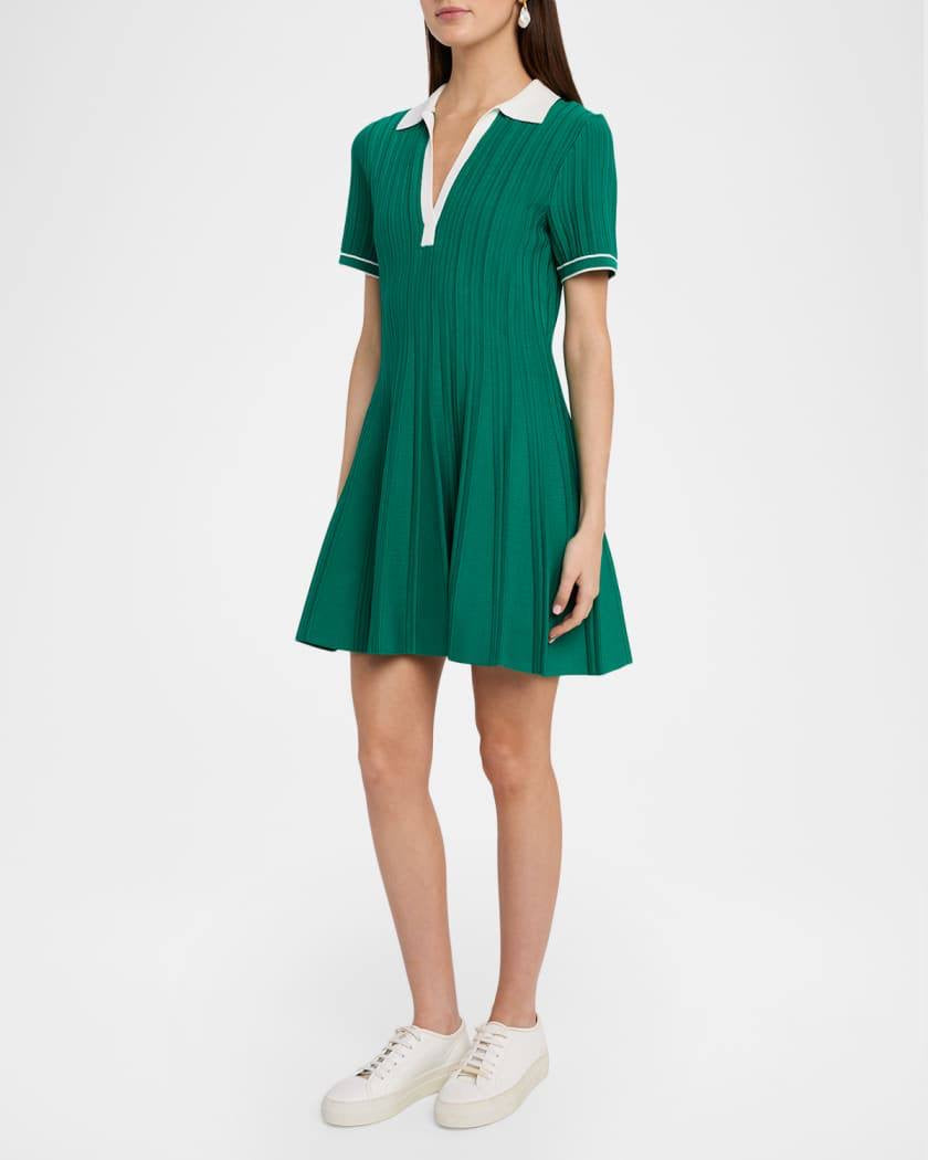 SK Page Knit Polo Mini Dress