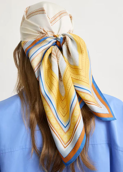 2 Colors! TOT Collector Silk Scarf 90*90cm