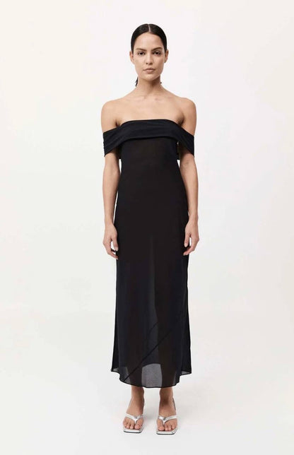 SA Silk Off The Shoulder Dress