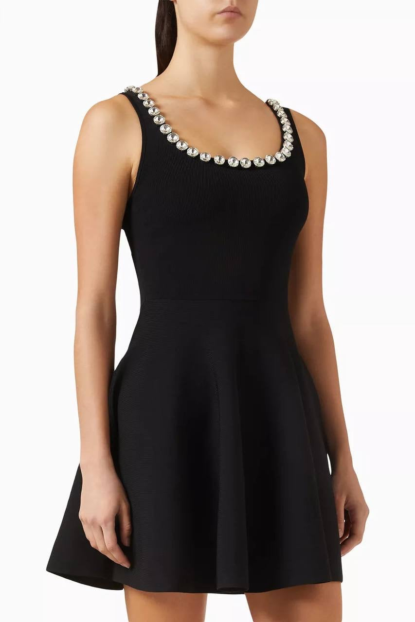 SD Neyla Embellished Knit Dress in Viscose Blend