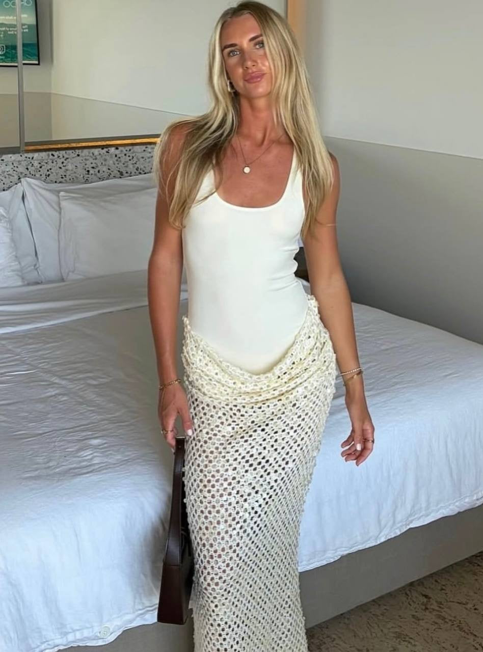 BN Ariel Maxi Dress (Bodysuit one piece with Maxi coverup skirt)
