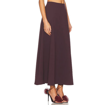 HS Heavy Crepe Midi Skirt