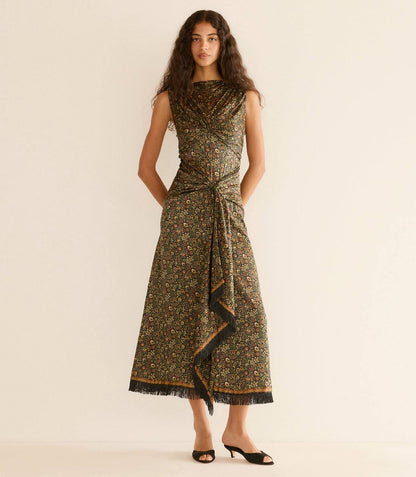 DN Cataline Silk Midi Dress