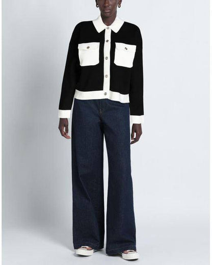 MJ Two Toned Knitted Cardigan