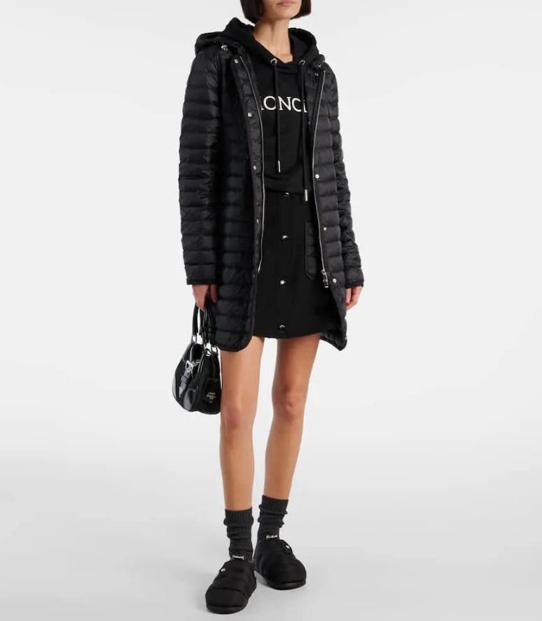 MC Oredonne Long Down Belted Parka Jacket (removable hood)