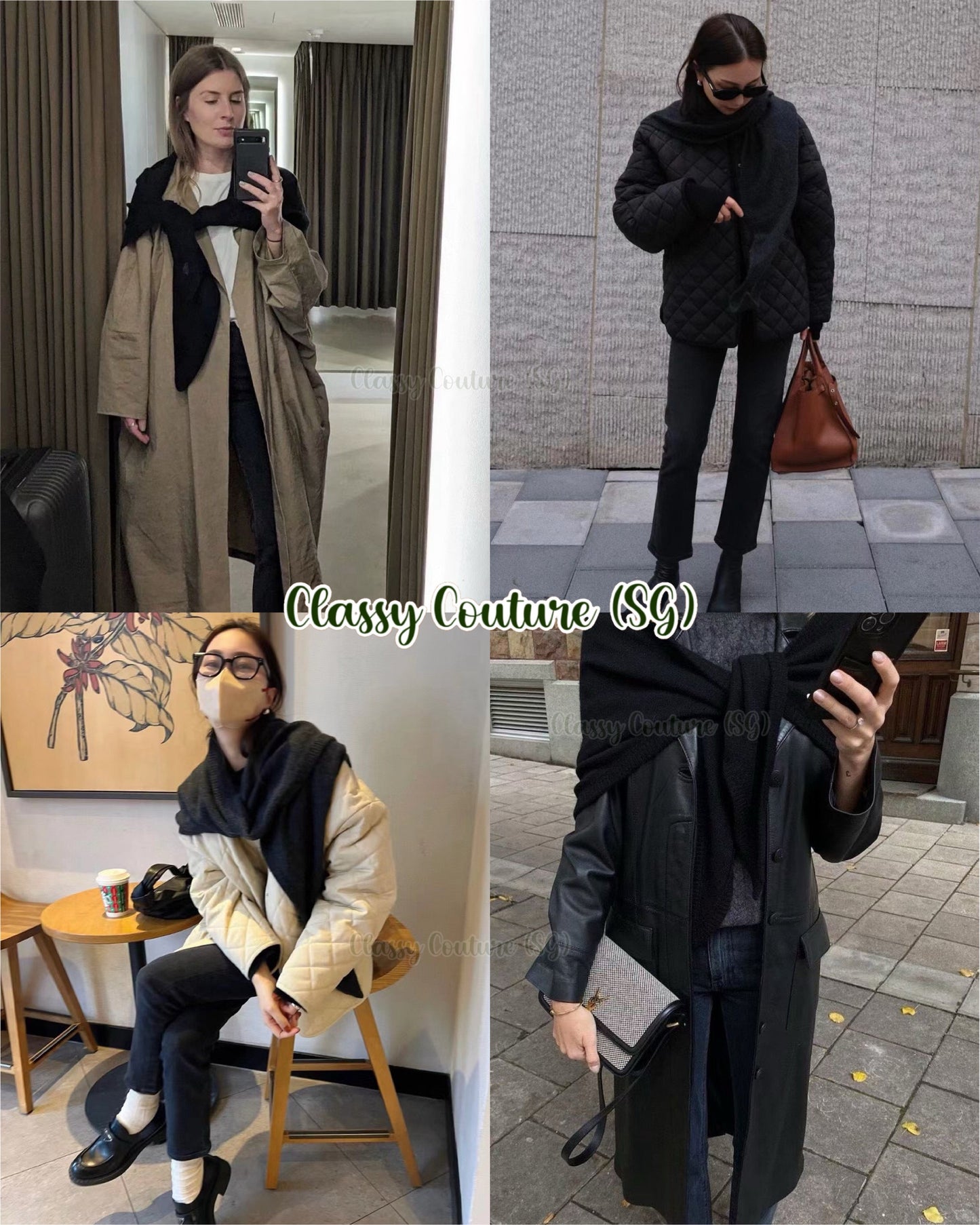 Tot Triangle Wool Scarf 180*60cm