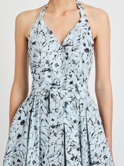 PS Ellison Halter Cotton Midi Dress