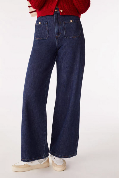 BA Buty Flared Cotton Denim Jeans