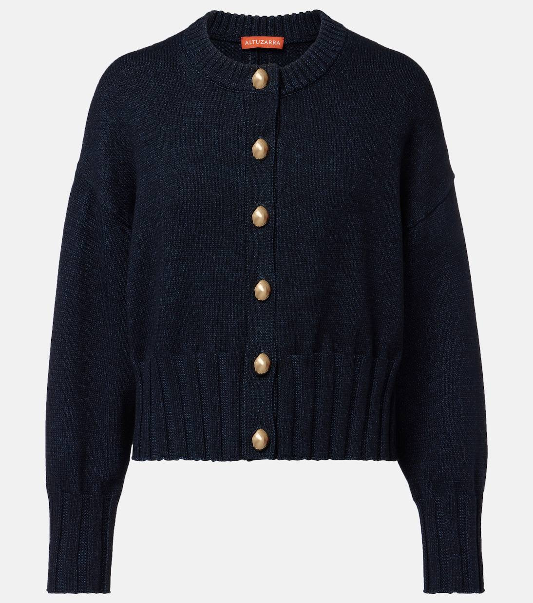 ATZ Liam Cotton-Silk Blend Sweater Cardigan