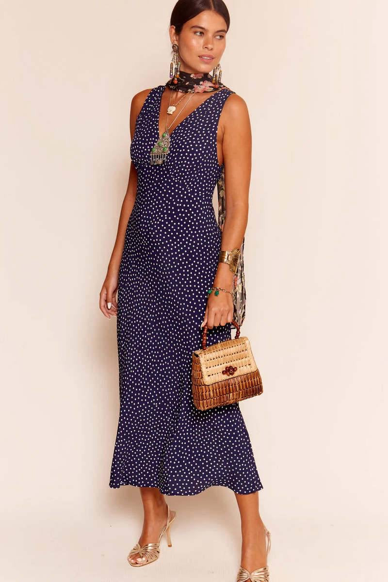 RX Sandrine Midi Slip Dress