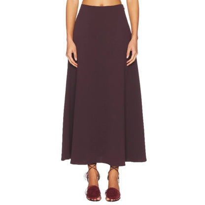 HS Heavy Crepe Midi Skirt
