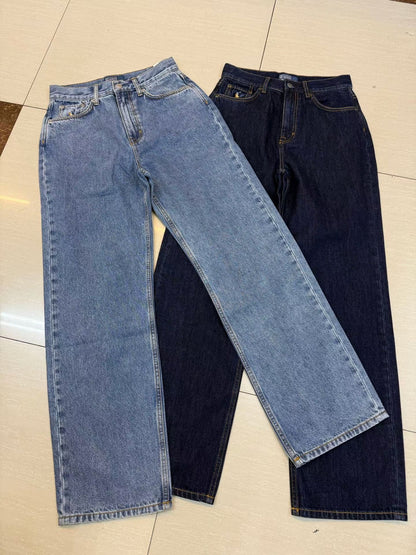 RL Straight Leg Cotton Denim Jeans with Pony Embroidered Pocket