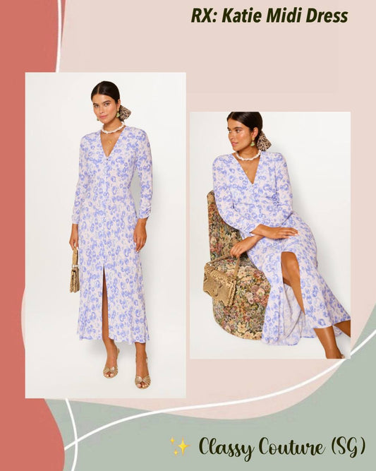 RX Katie Rayon - Viscose Midi Dress