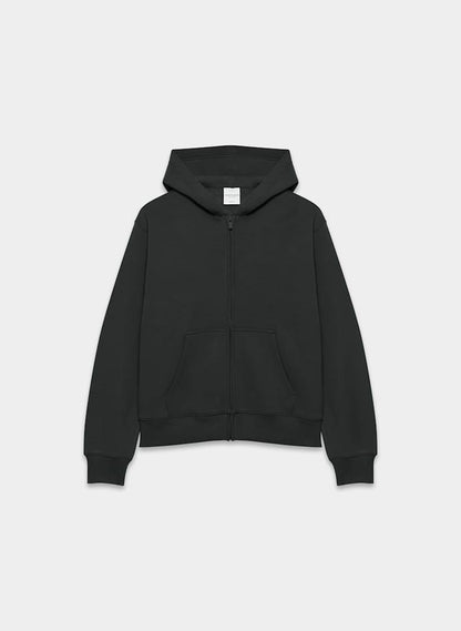8 Colors! ARZ Cozy Sweatfleece Perfect Zip Cotton-blend Hoodie Jacket