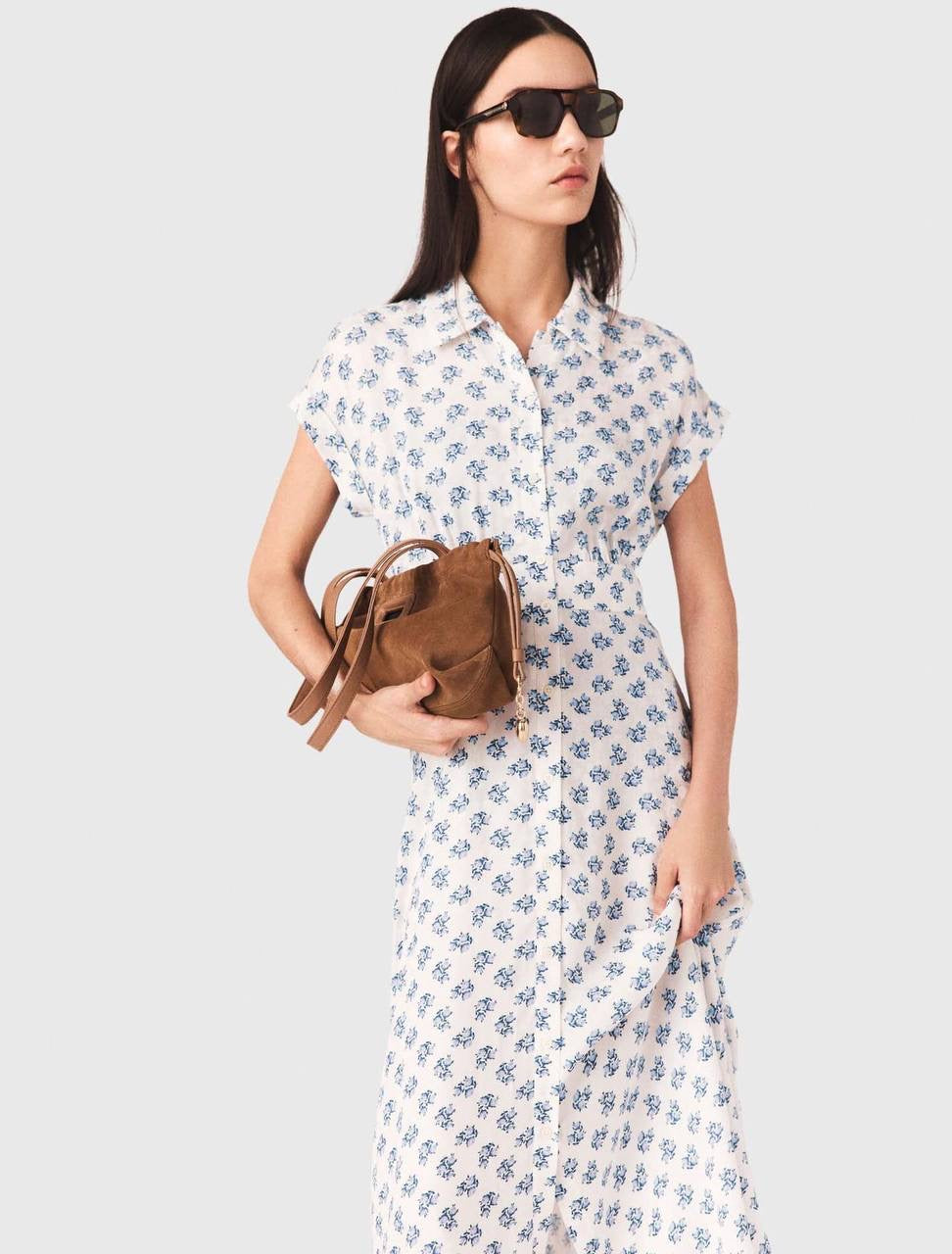 MJ Rubarsemi Jacquard Print Viscose Midi Maxi Dress