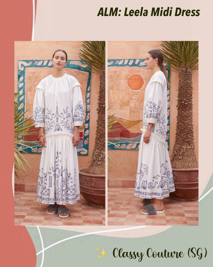 ALM Leela Cotton Midi Dress