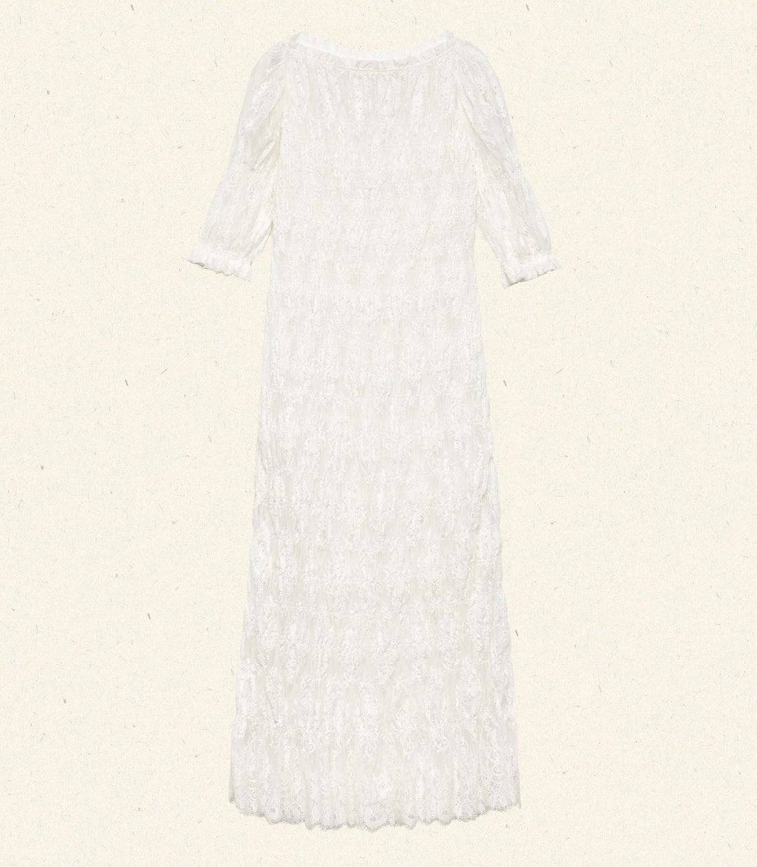 DN Raquella Cotton-Blend Lace Midi Dress