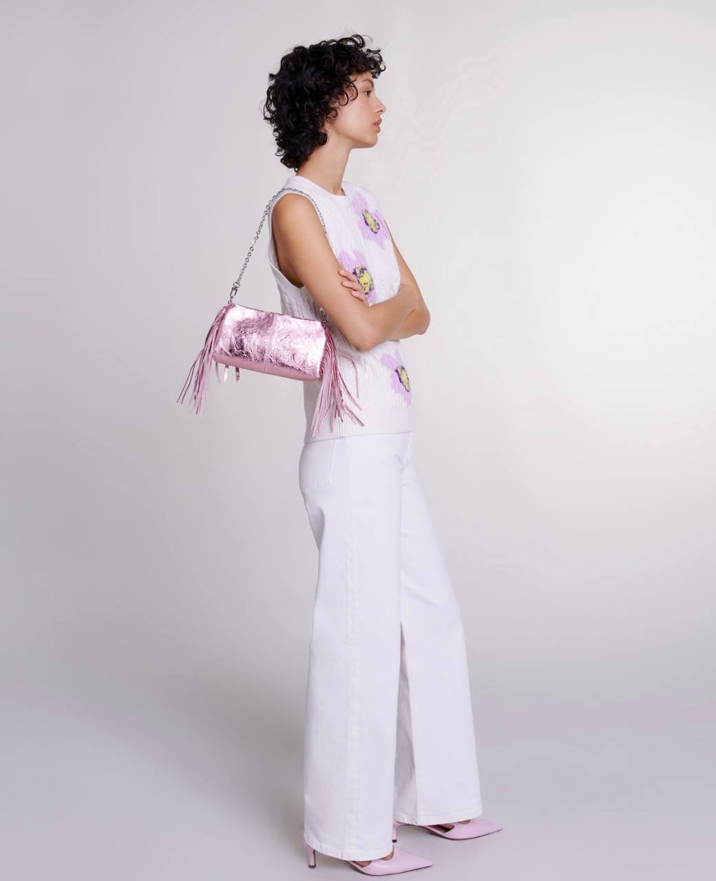 MJ Myflow Sleeveless Floral Jumper Knit Vest Top