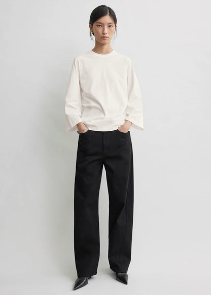 3 Colors! Tot Wide Sleeve Cotton T-shirt