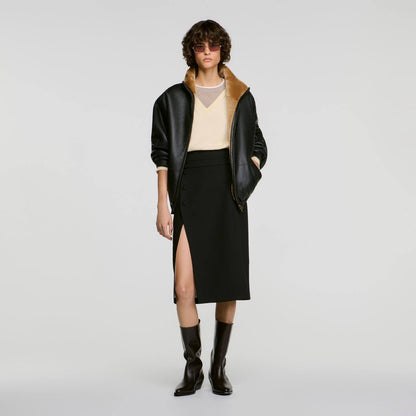 2-In-1 Wool And Cashmere Jumper