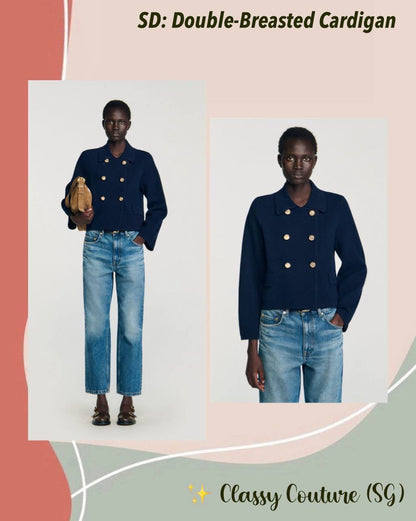 SD Double Breasted Cardigan