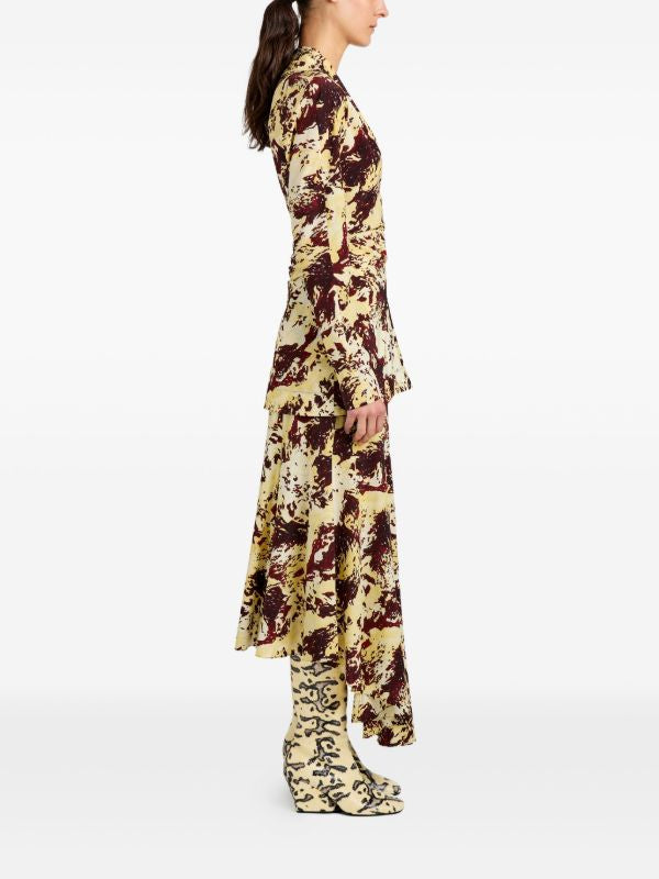PS Adella Viscose Silk Top | Joelle Midi Skirt | Set
