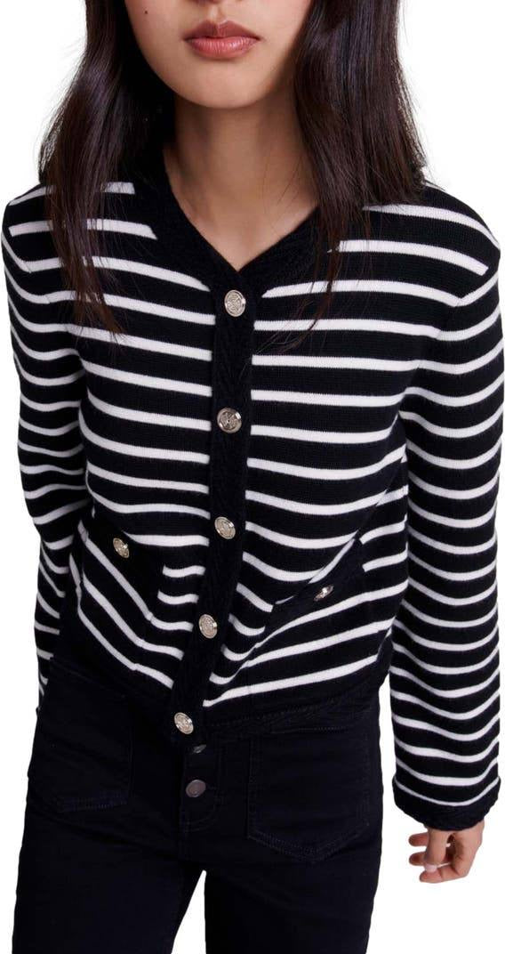 MJ Maracasse Striped Cardigan
