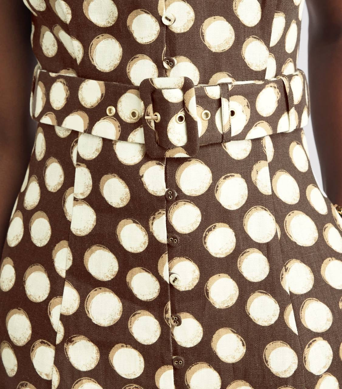 ALM Linen Paula Midi Dress