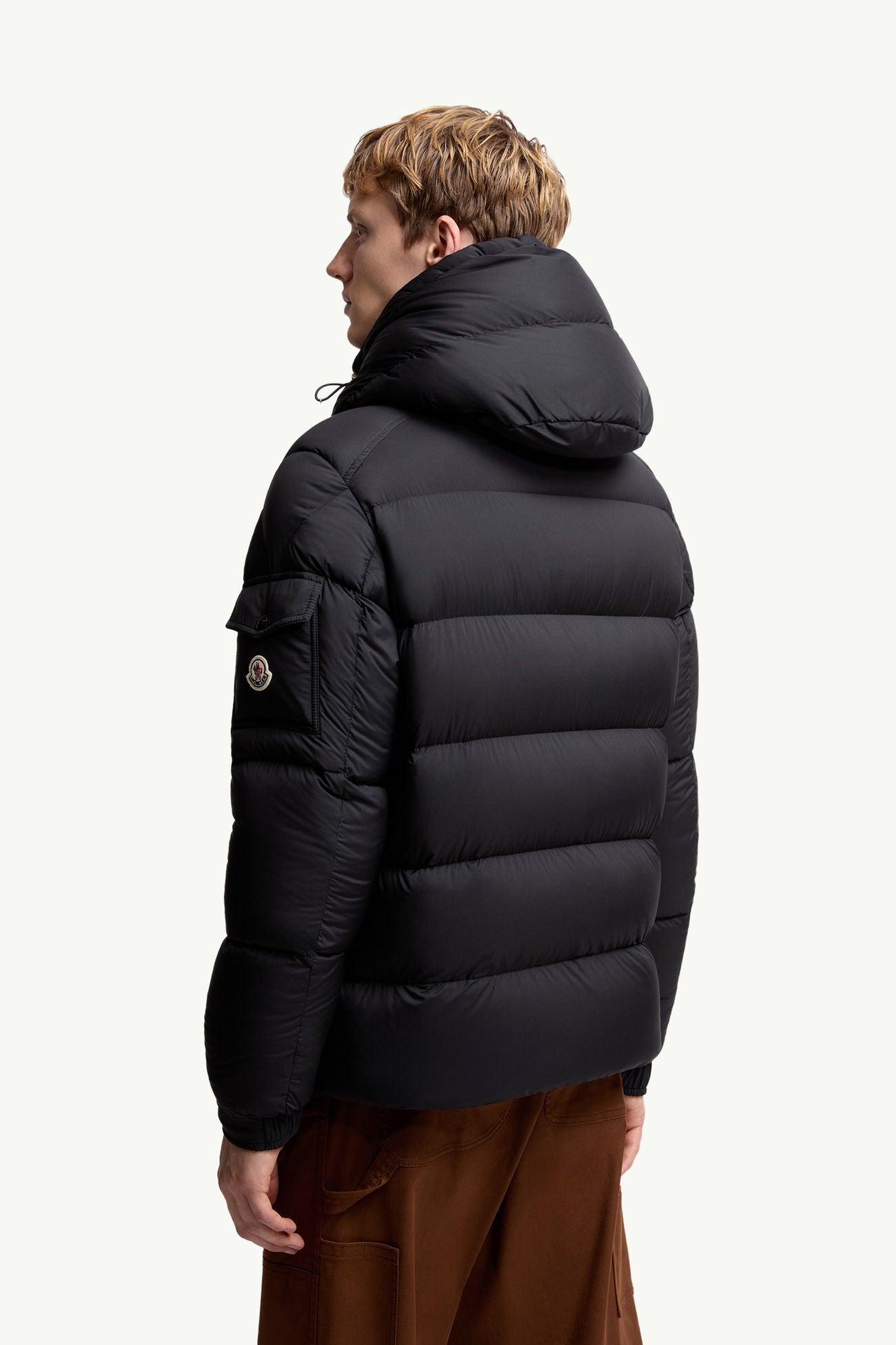 MC Men’s Maya 70 Hooded Short Down Jacket in Matte Black