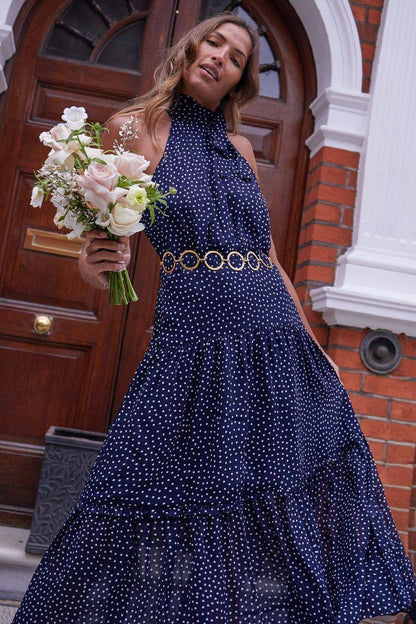 RX Pussybow Abi Viscose Midi Dress