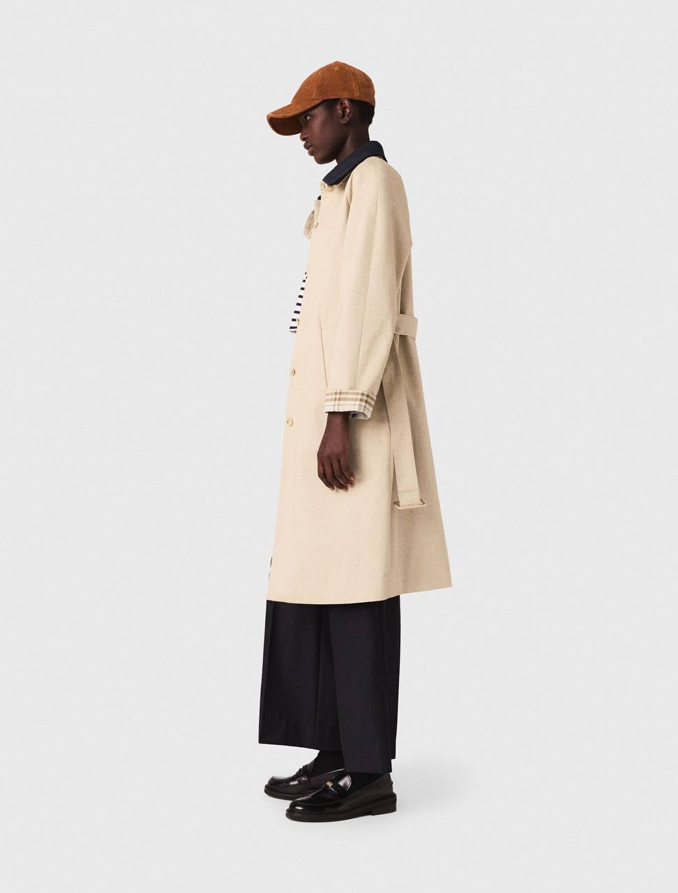 MJ Belted Cotton Trench Coat