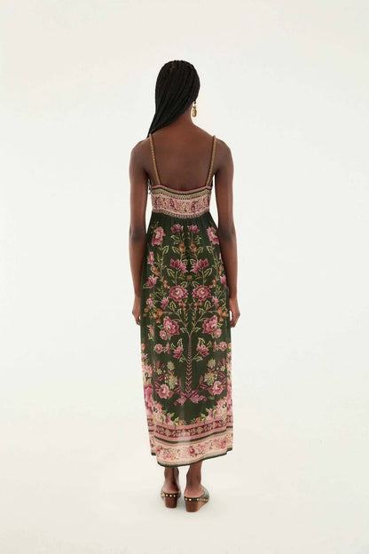 FR Flowering Garden Viscose Midi Dress