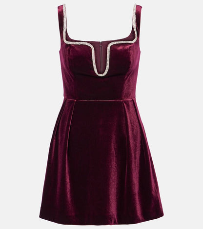 SP Red Velvet Mini Dress