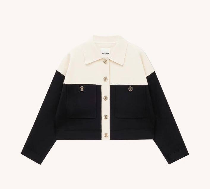 SD Two Toned Knitted Cardigan