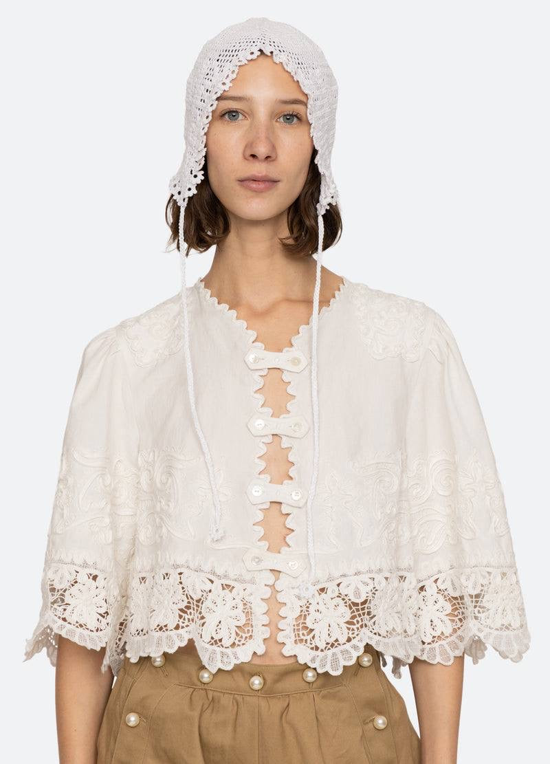 SE Marie Bonnet Hat | Marie Scarf in Wool