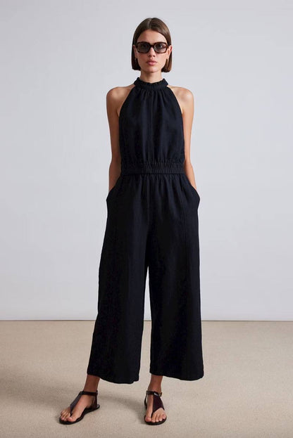 AA New Archer Linen-Cotton Jumpsuit