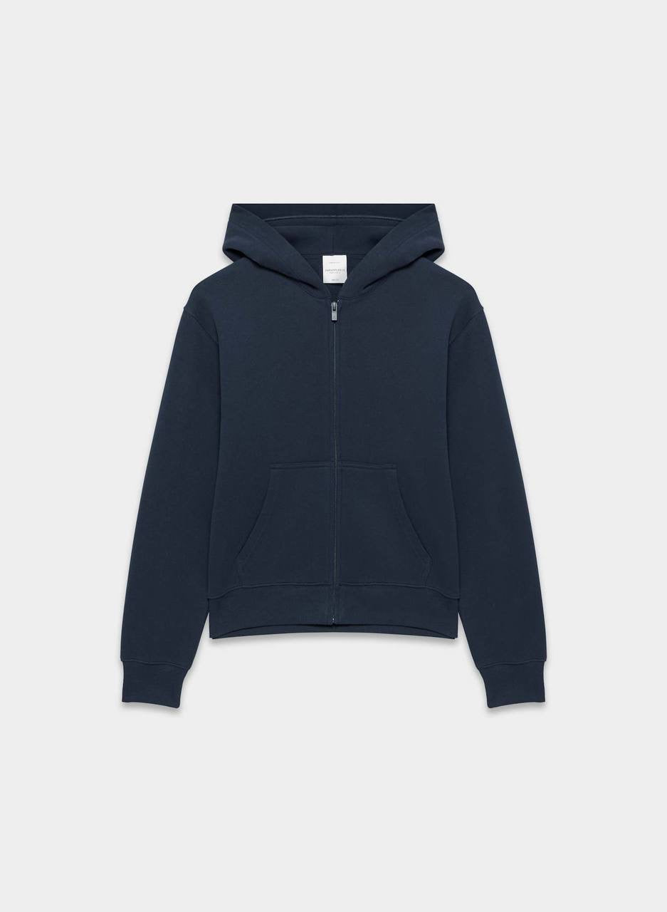 8 Colors! ARZ Cozy Sweatfleece Perfect Zip Cotton-blend Hoodie Jacket