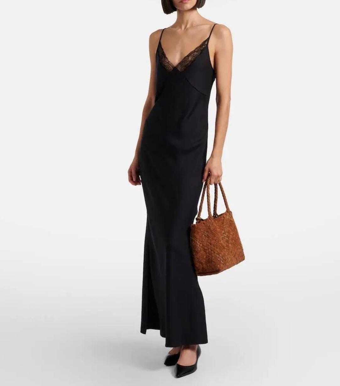 TR Ruth Small Woven Lambskin Leather & Calfskin Suede Tote Bag