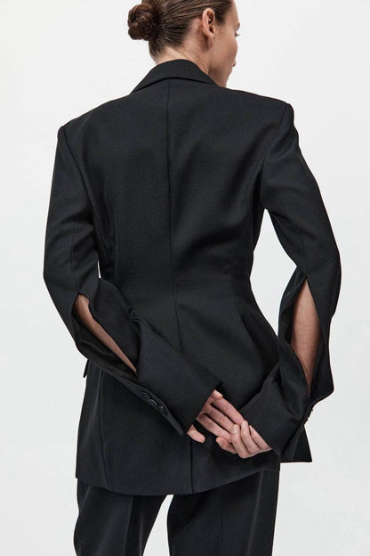 SA Contour Wool-blend Blazer
