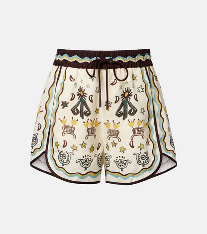 ALM Antionette Linen Shirt | Sun Shorts | Set