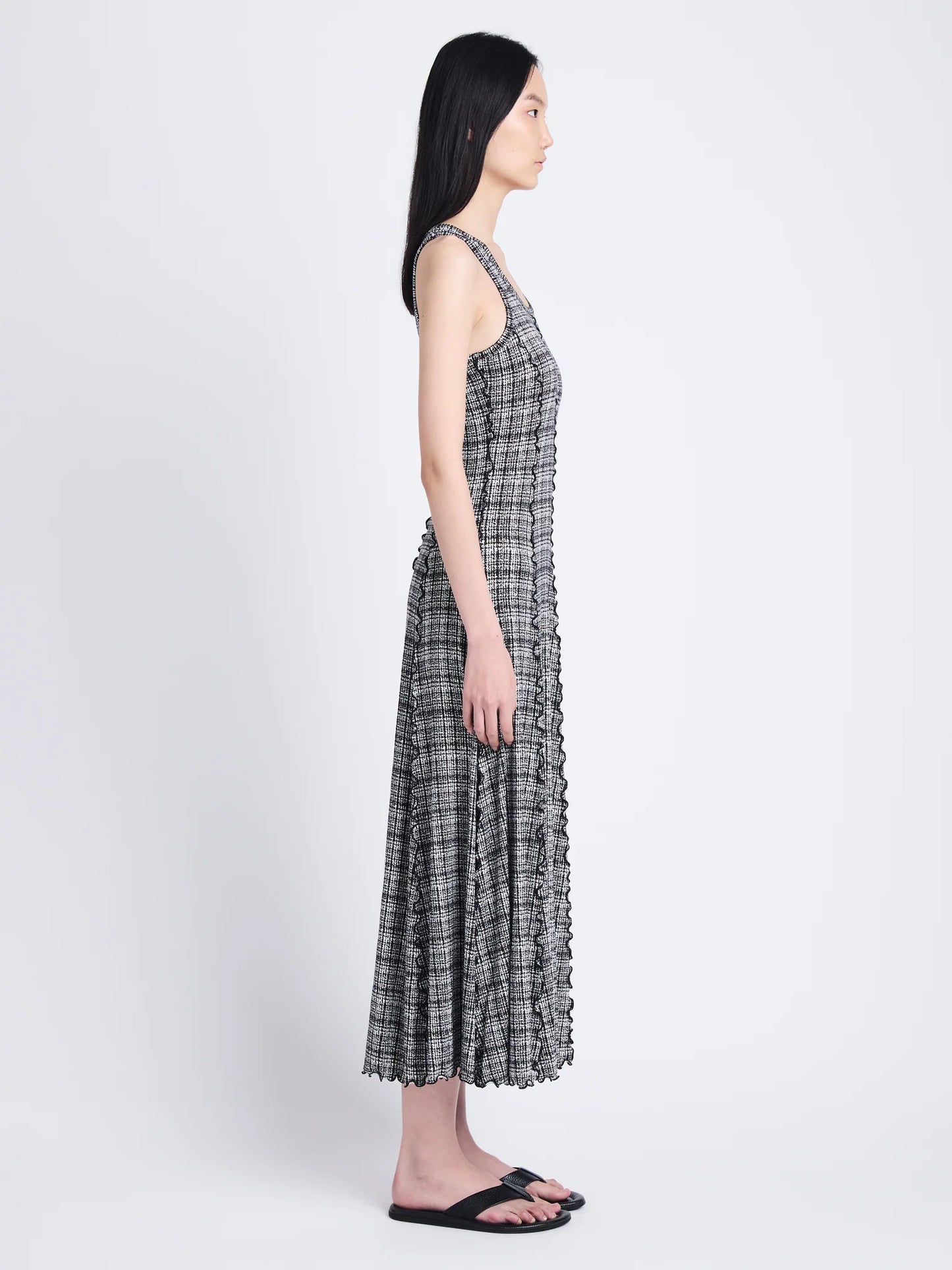 PS Matilda Midi Dress in Painted Grid Jersey